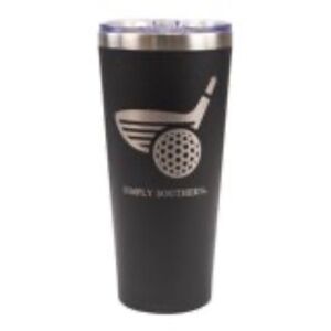 Simply Southern Golf Travel Tumbler Drink Simply Southern Golf Water